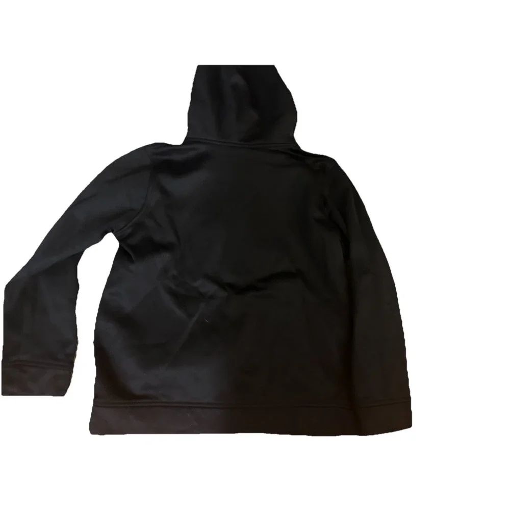 Under Armour Boys Hoodie Size YLG large black UA logo